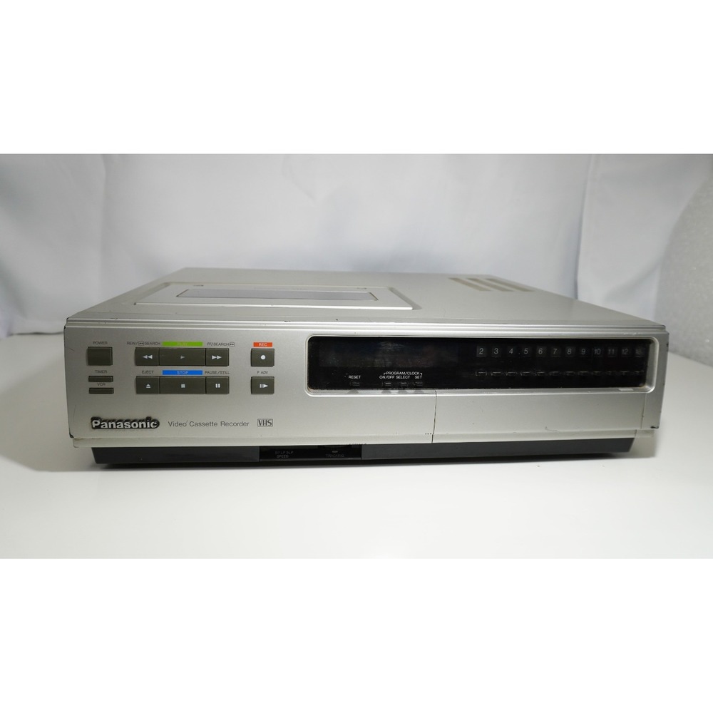 PARTS ONLY Panasonic PV-1220 Top Loading VCR OmniVision VHS Player Recorder 80s